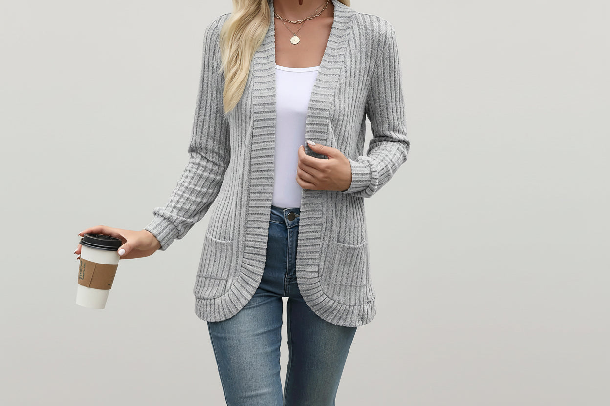 Flowy Button Midi Dress – Elovyn